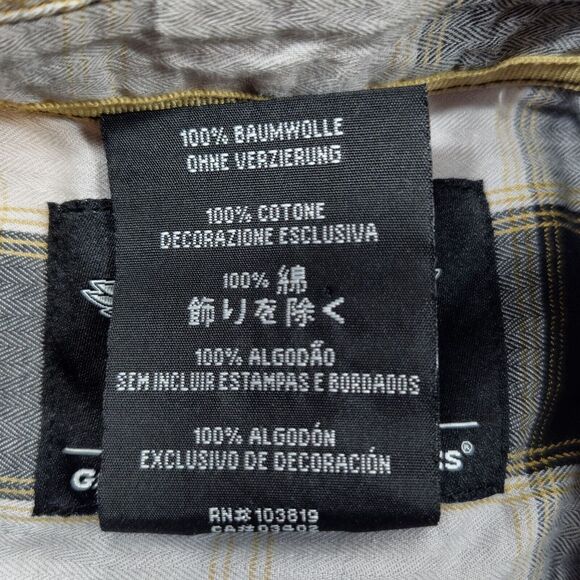 Genuine Harley Davidson Shirt Mens L Black White Plaid Spellout Logo Cotton - Picture 11 of 14